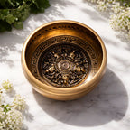 Bol Chantant 5 Bouddhas – Harmonie Spirituelle & Éveil Intérieur (120 mm) - Bol chantant