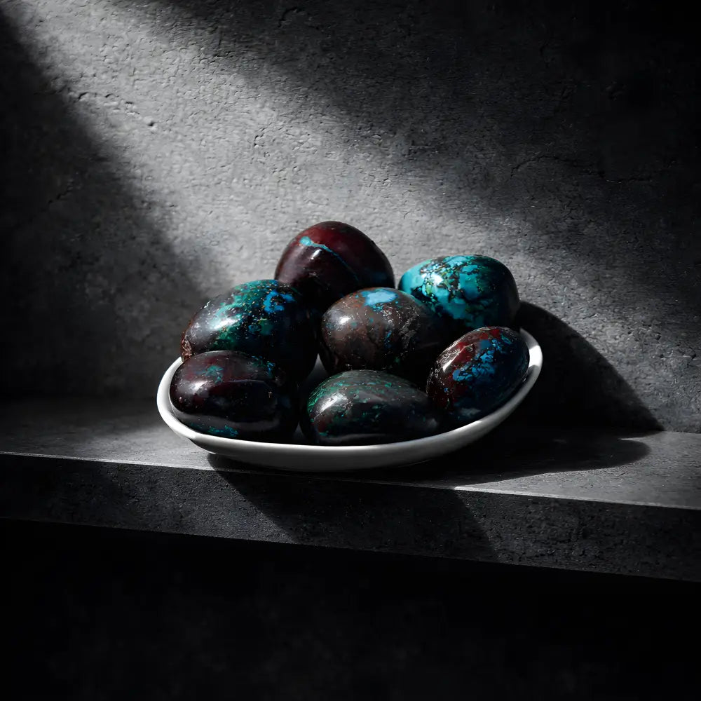 Chrysocolle Congo - Vertus Bienfaits et Propriétés - Pierre et Cristaux