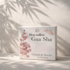 Coffret Gua Sha en Cristal de Roche – Massage Facial & Purification Énergétique - Pierre et Cristaux