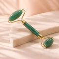 Coffret Rouleau de Massage en Aventurine Verte – Soin Visage & Bien-Être - Pierre et Cristaux