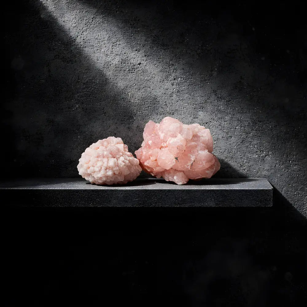 RARE Quartz Rose Cristallisé - Vertus Bienfaits et Propriétés - Pierre et Cristaux
