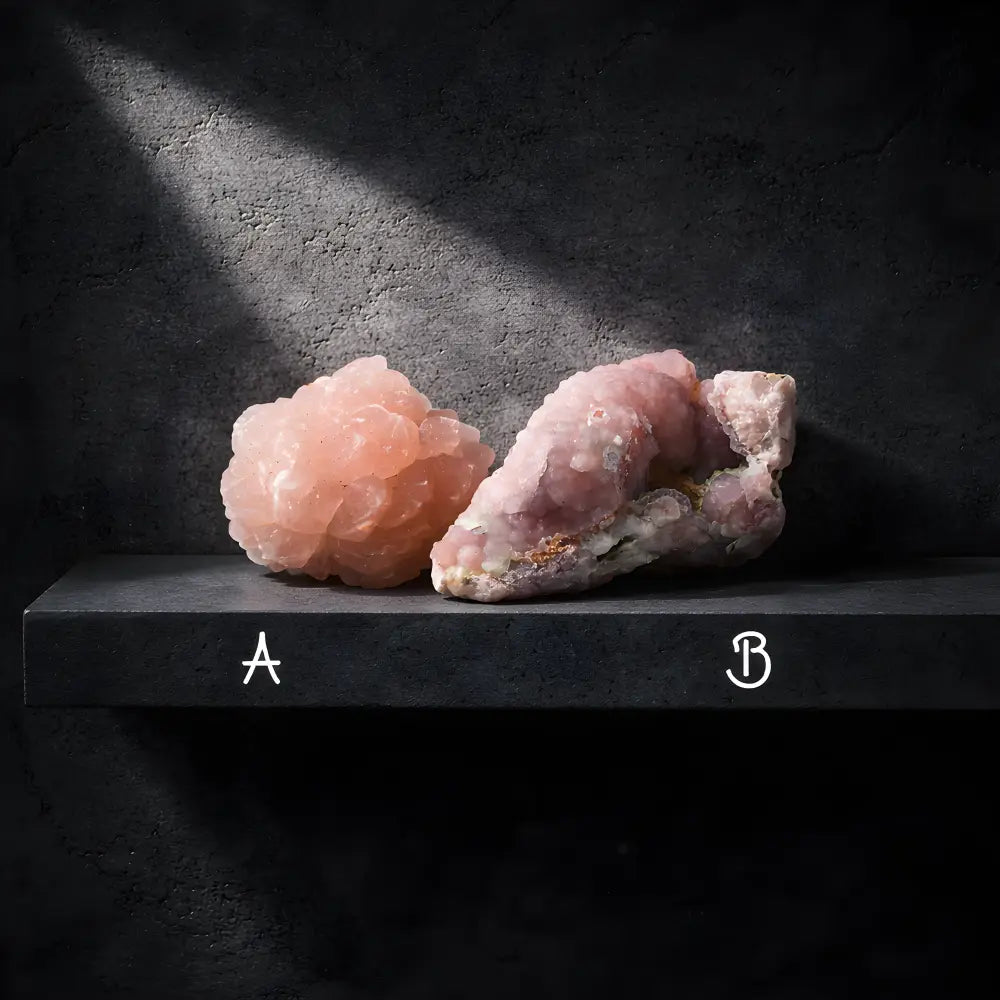RARE Quartz Rose Cristallisé - Vertus Bienfaits et Propriétés - Pierre et Cristaux