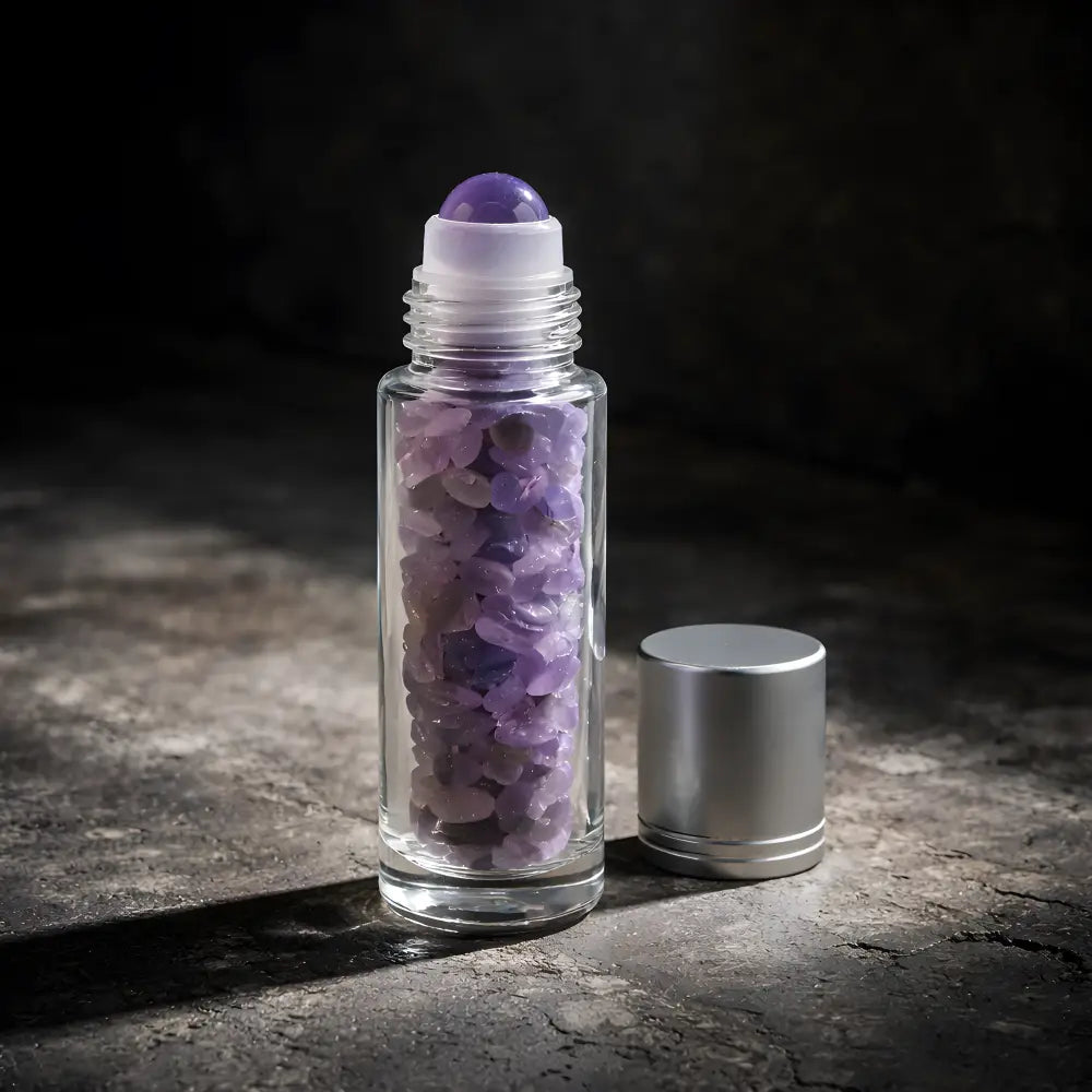 Rasa – Roll-On Ancrage & Sensualité en Améthyste - Huile de massage soins